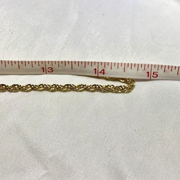 Gold Tone Leaf Faux Pearl Double Strand Necklace Layering Fall Autumn Vintage - Picture 4 of 4